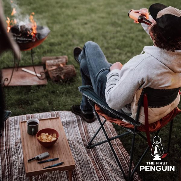 The First Penguin Portable Camping Stove - with Carrying Case 10,000 BTU Great for Emergency Preparedness Kit, High Power Butane Stove, Perfect for Camping, Hiking and Emergency-Grey - Image 6